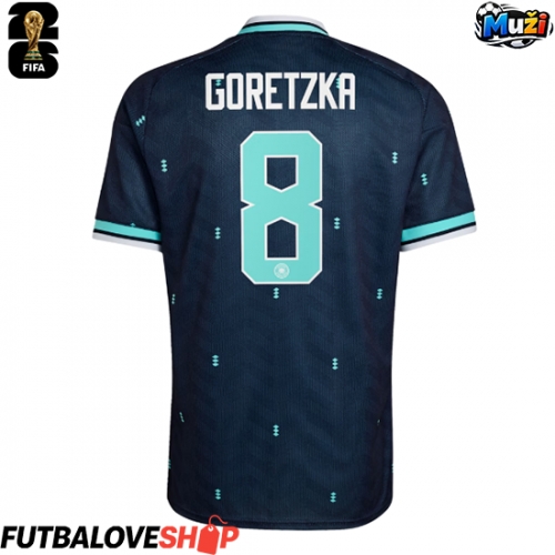 Dres Nemecko Leon Goretzka #8 Preč MS 2026 Krátky Rukáv